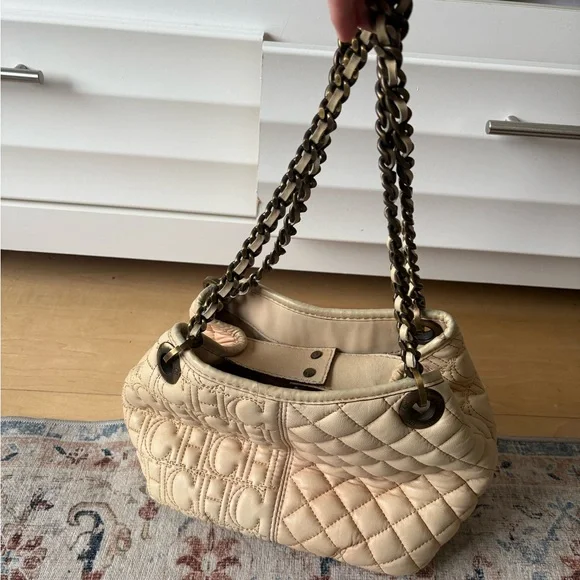 Carolina Herrera Vintage Chain Shoulder Bag - Picture 4 of 7